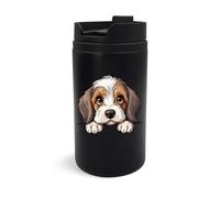 Lauthings Petit Basset Griffon Vendeen Dog Fur Baby Travel Mug, Travel Tumbler, Insulated Coffee Cup, Portable Mug
