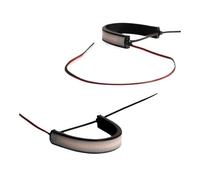 LAUTIE Running Lights Turn Signal Universal Wrap Around Mount Amber Yellow Turn Signal Light Strips For Motorcycle Fork Or ATV UTV Rollbar