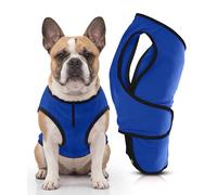 Lautus Pets Medium Dog Cooling Vest - Easy On/Off Cooling Coat with Double Quick-Adjust Strap & Zip Neck, Lightweight & Portable Cooling Jacket for Dogs, Perfect for Dog Owners, Walkers & Sitters