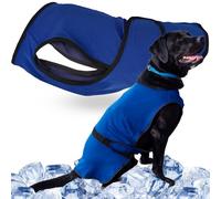 Lautus Pets XL Dog Cooling Vest - Easy On/Off Cooling Dog Coat with Double Velcro & Zip Neck, Lightweight & Portable Jacket for Dogs, Perfect for Owners, Walkers, Sitters & Pet Carers