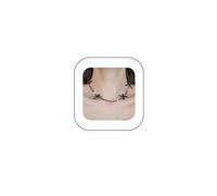 Lauzimi Crystal Necklaces For Women Wedding Bride Choker Necklace Trendy Western Bridesmaid Gifts Party Red, Black, Silver, Necklace, Crystal, Crystal