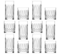 Lav 12 Piece Wave Glassware Set