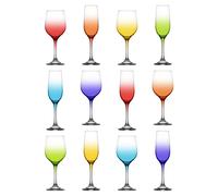 LAV 12pc Fame Stemware Set - Full Colour LAV Multicolor