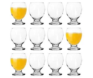 LAV 12x 280ml Nectar Glass Tumblers - Dishwasher Safe Kitchen Water Cocktail Juice Gin Wine Whisky Drinking Glassware Glasses Set