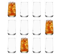 LAV 12x Clear 480ml Lal Highball Glasses - Tall Hi Ball Glass Water Gin Juice Cocktail Drinking Glassware Tumblers Set