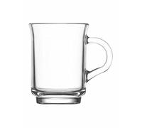 LAV 3 x 250ml 8.5oz ADA Coffee/Tea Mugs Latte Glasses with Handle