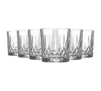 LAV 6x Odin Whiskey Glasses - 330ml Glass Whisky Drinking Tumblers in Clear LAV Clear