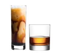 LAV Ada Glassware 12 Piece Set - Clear LAV Clear