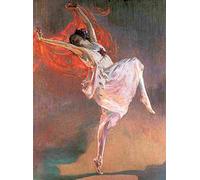 lav Anna Pavlova as a Bacchante Art Poster Print A4