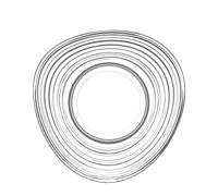 LAV Derin Turkish Tea Glass Saucers - 13cm - Clear - Pack of 12 LAV Clear