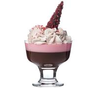 LAV Destina Dessert Cups, Clear Glass Ice Cream Bowls, 9.75 OZ 280CC ,Pack of 6