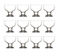 LAV Destina Glass Ice Cream Bowls - 285ml - Pack of 12 in Clear LAV Clear
