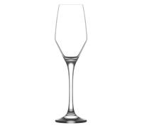 LAV Ella Glass Champagne Flutes - 230ml - Pack of 6 - Wine, Cocktail, Processo Glassware Set for Wedding, Anniversary, Birthday Celebration, Hen Party