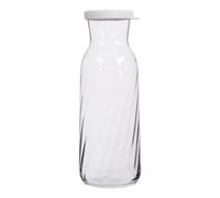 LAV Fonte Optic Glass Carafe - 1.2L - White Lid in Clear LAV Clear