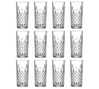LAV Glassware Lav 12X Odin Highball Glasses - 356Ml Tall Hi Ball Glass Water Gin Juice Cocktail Drinking Glassware Tumblers Set