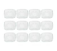 LAV Glassware Lav Cozy Glass Cappuccino Saucers - 16.5Cm - Pack Of 12