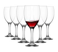Empire Red Wine Glasses - 590ml - Pack of 6 LAV Clear One Size