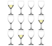 Empire White Wine Glasses - 245ml - Pack of 12 - Clear