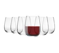 LAV Glassware Lav Gaia Stemless Red Wine Glasses - 475Ml - Clear - Pack Of 6