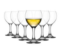 Misket White Wine Glasses - 210ml - Pack of 6 LAV Clear One Size