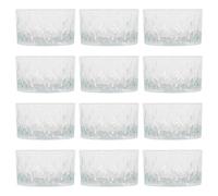 LAV 12x Clear 9.5cm Odin Glass Snack Bowls - Small Kitchen Party Dessert Food Fruit Sweet Nibbles Serving Dip Sauce Tapas Dishes Set