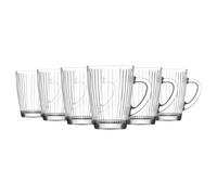 LAV Hestia Glass Mugs Clear Tea Latte Cappuccino Cup Mug Glasses