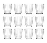 LAV Hestia Glass Tumblers - 340ml - Pack of 12 in Clear LAV Clear