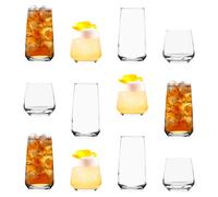 LAV Lal Glassware 12 Piece Set - Clear LAV Clear