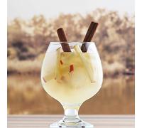 LAV Misket Brandy Glasses - 390ml - Clear - Pack of 6 - Cognac Port Wine Whisky Gin Balloon Drinking Snifter Tumbler Set