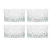 LAV Odin Glass Snack Bowls - 9.5cm - Pack of 4 in Clear LAV Clear