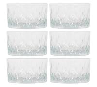 LAV Odin Glass Snack Bowls - 9.5cm - Pack of 6 in Clear LAV Clear