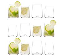 LAV Terra Glassware 12 Piece Set - Clear LAV Clear