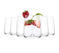 LAV Terra Whiskey Glasses - 475ml - Clear - Pack of 6 LAV Clear