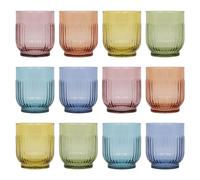 LAV Tokyo Whisky Glasses - 330ml - Full Colour - Pack of 6 | Size: 6 Pack LAV Multicolor 6 Pack