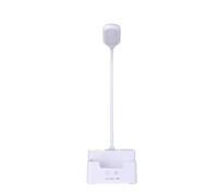 Lava Box Rechargeable Multifunction Study Lamp with Pen & Mobile Holder, Reading Flexible Desk LED Table Lamp, Gifts for Family (White)