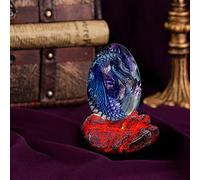 Lava Dragon Eggs with Lighted Base for Gifts & Decorations, Lighting Dragon with Luminous Base for Boy Men Girls and Women, Unique Figurines Ornaments for Christmas, Birthday and Anniversary-UK Patent