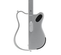 LAVA GENIE Sampler Guitar, No String Attached, Hundreds of Instrument Presets, Onboard Speaker, Foldable, Detachable, White, 30.5 inch.