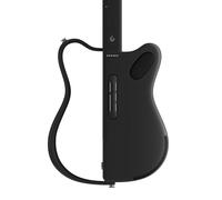 LAVA GENIE Stringless Smart Guitar, No Strings Attached, Hundreds of Instrument Presets, Onboard Speaker, Foldable, Detachable, Black, 30.5 inch.