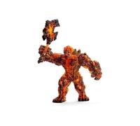Lava Golem with weapon, Schleich 42447 Eldrador Creature, very durable action figure, Age 7 and up
