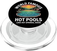 Lava Hot Springs Idaho Hot Pools PopSockets PopGrip for MagSafe