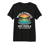 Lava Hot Springs Idaho Hot Pools Premium T-Shirt
