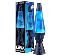Lava Lamp - 14.5" High Voltage - The Original Motion Lamp - White Lava and Blue Liquid with Printed Base - Item #2638