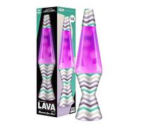 Lava Lamp 2494, White Wax, Pink Liquid, Decorative Base and Cap, Original 14.5 inch LAVA® Motion Lamp to Illuminate Your Mood