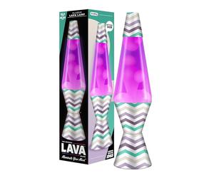 Lava Lamp 2494, White Wax, Pink Liquid, Decorative Base and Cap, Original 14.5 inch LAVA® Motion Lamp to Illuminate Your Mood