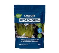 Lava-Lite Hydro-Gro+ Hydroponic Media Aquaponics Media Perfect for Growing Healthier Plants with Our Premium Hydroponic Medium, Available in 1 Litre or 3 Litres (3 Litres)