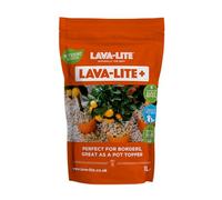 Lava-Lite Plus|Plant Pot Toppers Stones|Natural Multi-Purpose Stone for Gardens Borders|Retains Moisture|Enhance Your Outdoor Space|Eco-Friendly (1 litres)