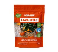 Lava-Lite Plus|Plant Pot Toppers Stones|Natural Multi-Purpose Stone for Gardens Borders|Retains Moisture|Enhance Your Outdoor Space|Eco-Friendly|3 LTR