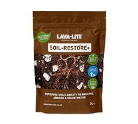 Lava-Lite Soil-Restore+ Soil Improver Natural Organic Perfect for Strong Healthy Garden Encourages Root Growth Experience the Lava-Lite Effect 3 Ltr