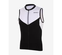 Lava Long Distance Sleeveless Triathlon Jersey Black White - S