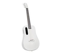 LAVA ME Air Portable Carbon Fiber Electro-Acoustic Guitar: Ultra Thin Light, Honeycomb Bionic, Magnetic Pickup, Onboard Effects, Built-in Truss Rod (Silver)